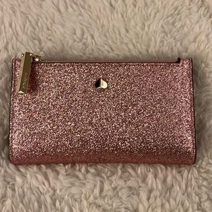 Kate Spade Pink Glitter Wallet